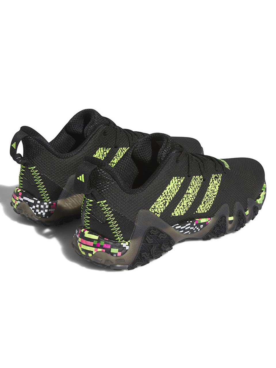 adidas Codechaos 22 Glitch Golf Shoes - Core Black/Lucid Lemon